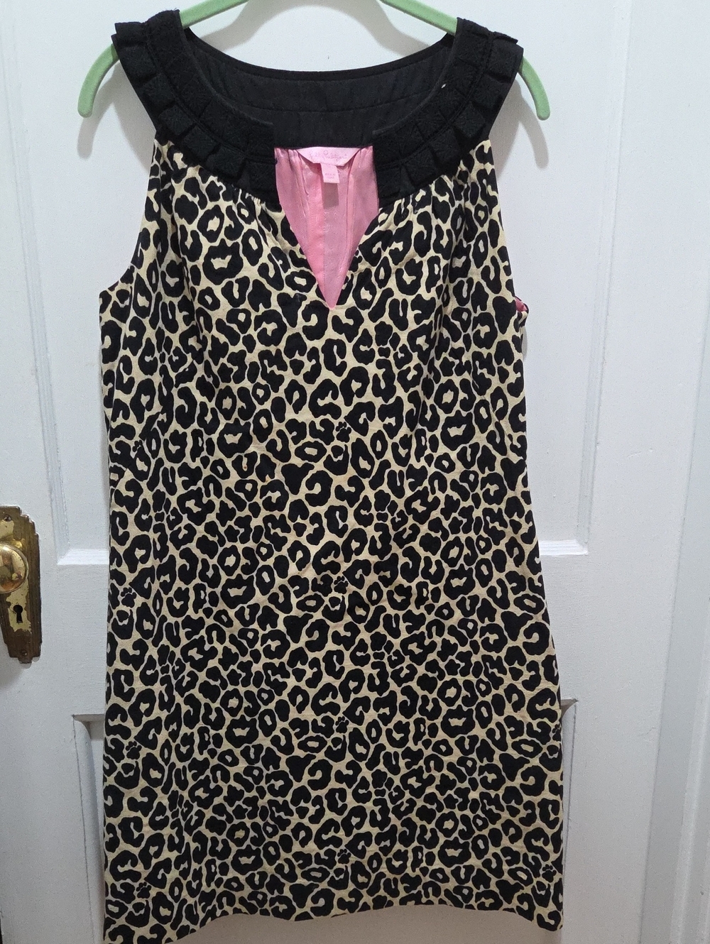 Lilly Pulitzer Leopard Print dress.